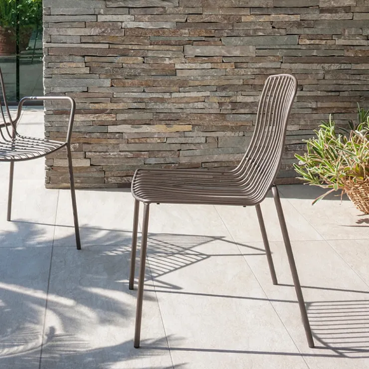 Altacom Chaise De Jardin*Ariel Chaise de jardin design empilable en métal