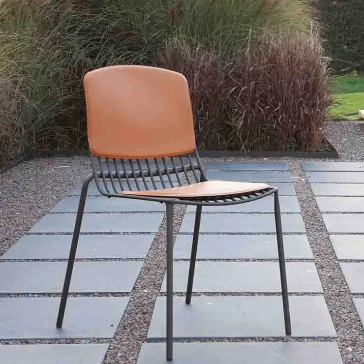 Altacom Chaise De Jardin*Ariel Chaise de jardin design empilable en métal