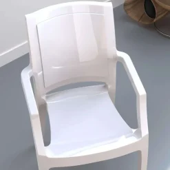 Chaise De Cuisine|Chaise De Salle à Manger*Arthur Fauteuil moderne en polycarbonate