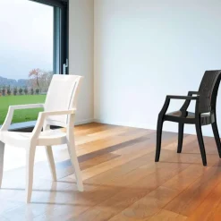 Chaise De Cuisine|Chaise De Salle à Manger*Arthur Fauteuil moderne en polycarbonate