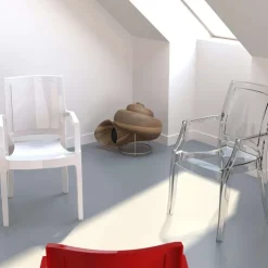 Chaise De Cuisine|Chaise De Salle à Manger*Arthur Fauteuil moderne en polycarbonate