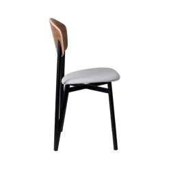 Carrier Chaise De Salle à Manger|Chaise Salon*Artémis ® Chaise design française assise en synthétique, dossier bois et pieds en métal