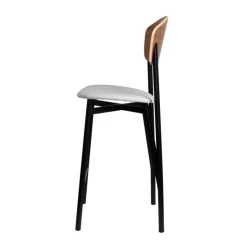 Carrier Tabouret Snack (assise +/- 65 Cm)|Tabouret De Bar (assise +/- 80 Cm)*Artémis ® Tabouret snack design français assise en simili dossier bois et pieds en métal
