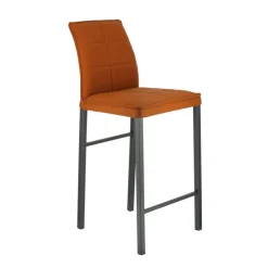Europea Tabouret Snack (assise +/- 65 Cm)|Tabouret De Bar (assise +/- 80 Cm)*Atlanta Tabouret snack italien en synthétique avec pieds en métal