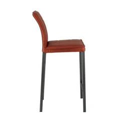 Europea Tabouret Snack (assise +/- 65 Cm)|Tabouret De Bar (assise +/- 80 Cm)*Atlanta Tabouret snack italien en synthétique avec pieds en métal