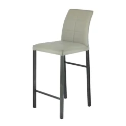 Europea Tabouret Snack (assise +/- 65 Cm)|Tabouret De Bar (assise +/- 80 Cm)*Atlanta Tabouret snack italien en synthétique avec pieds en métal