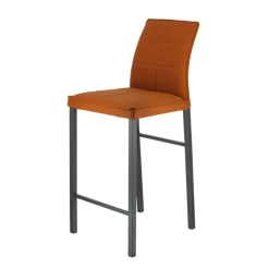 Europea Tabouret Snack (assise +/- 65 Cm)|Tabouret De Bar (assise +/- 80 Cm)*Atlanta Tabouret snack italien en synthétique avec pieds en métal