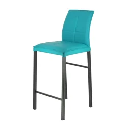 Europea Tabouret Snack (assise +/- 65 Cm)|Tabouret De Bar (assise +/- 80 Cm)*Atlanta Tabouret snack italien en synthétique avec pieds en métal