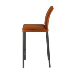 Europea Tabouret Snack (assise +/- 65 Cm)|Tabouret De Bar (assise +/- 80 Cm)*Atlanta Tabouret snack italien en synthétique avec pieds en métal