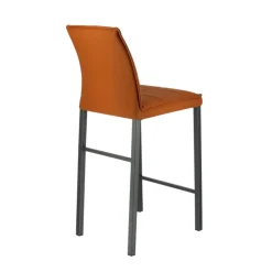 Europea Tabouret Snack (assise +/- 65 Cm)|Tabouret De Bar (assise +/- 80 Cm)*Atlanta Tabouret snack italien en synthétique avec pieds en métal