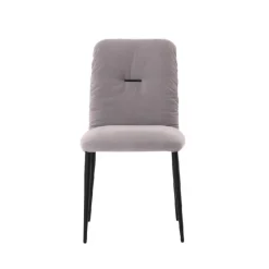 Mobitec Chaise De Salle à Manger*Aura ® Chaise moderne en tissu et pieds métal