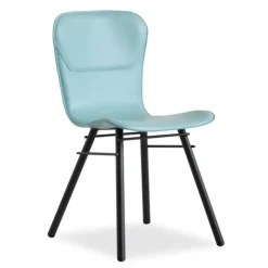 Airnova Chaise De Salle à Manger|Chaise Salon*Avenue Chaise rétro design en croûte de cuir et métal