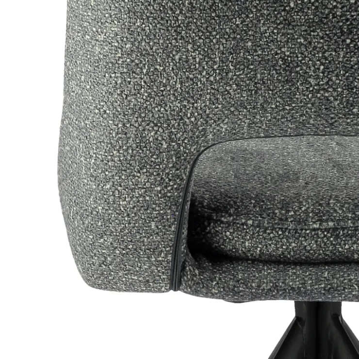 Chaise De Salle à Manger|Chaise Salon*AzaléeChaise moderne en tissu rembourrée pieds en métal