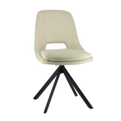 Chaise De Salle à Manger|Chaise Salon*AzaléeChaise moderne en tissu rembourrée pieds en métal