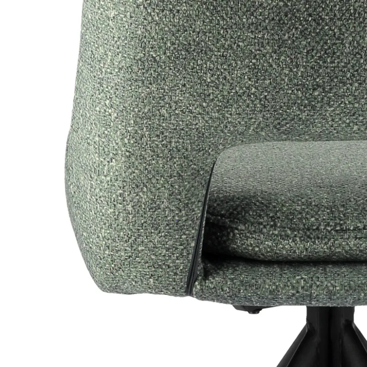 Chaise De Salle à Manger|Chaise Salon*AzaléeChaise moderne en tissu rembourrée pieds en métal