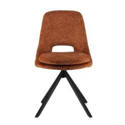 Chaise De Salle à Manger|Chaise Salon*AzaléeChaise moderne en tissu rembourrée pieds en métal