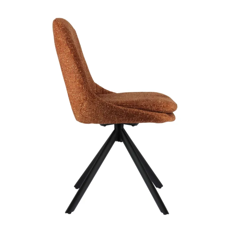 Chaise De Salle à Manger|Chaise Salon*AzaléeChaise moderne en tissu rembourrée pieds en métal