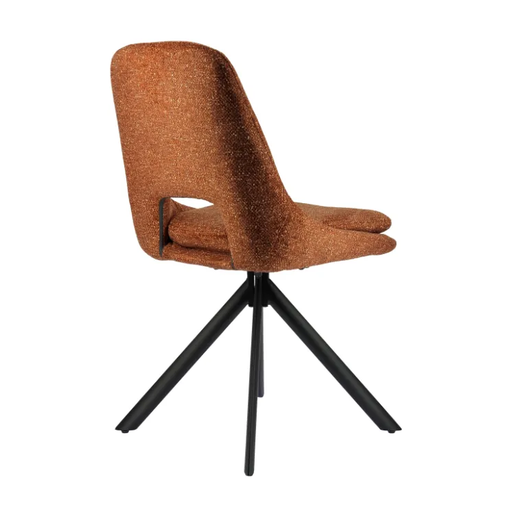 Chaise De Salle à Manger|Chaise Salon*AzaléeChaise moderne en tissu rembourrée pieds en métal