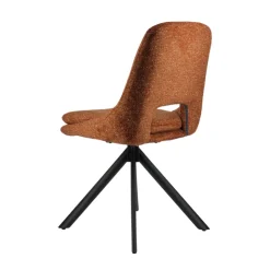 Chaise De Salle à Manger|Chaise Salon*AzaléeChaise moderne en tissu rembourrée pieds en métal