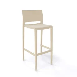 Tabouret De Bar (assise +/- 80 Cm)*Bakhita Tabouret de bar moderne empilable