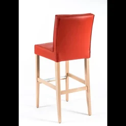 Sessio Tabouret De Bar (assise +/- 80 Cm)*BarCarpe 2 Tabouret de bar matelassé en synthétique et bois