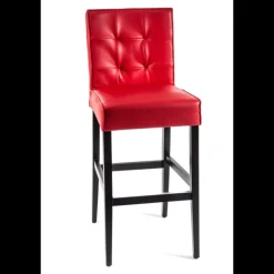 Sessio Tabouret De Bar (assise +/- 80 Cm)*BarCarpe 2 Tabouret de bar matelassé en synthétique et bois