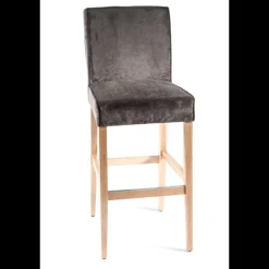 Sessio Tabouret De Bar (assise +/- 80 Cm)*BarCarpe Tabouret de bar en tissu et bois