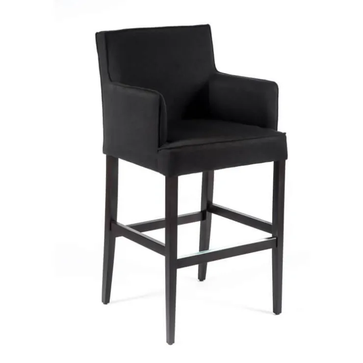 Sessio Tabouret De Bar (assise +/- 80 Cm)*BarDiem Tabouret bar contemporain en tissu et bois