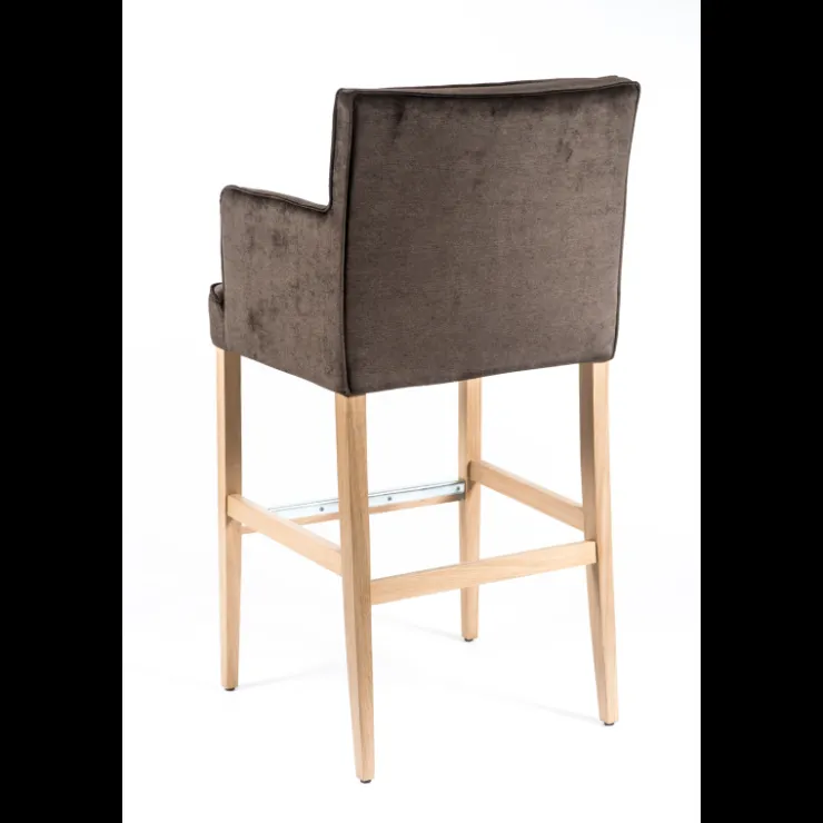 Sessio Tabouret De Bar (assise +/- 80 Cm)*BarDiem Tabouret bar contemporain en tissu et bois