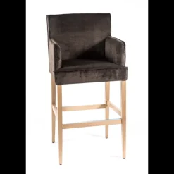 Sessio Tabouret De Bar (assise +/- 80 Cm)*BarDiem Tabouret bar contemporain en tissu et bois