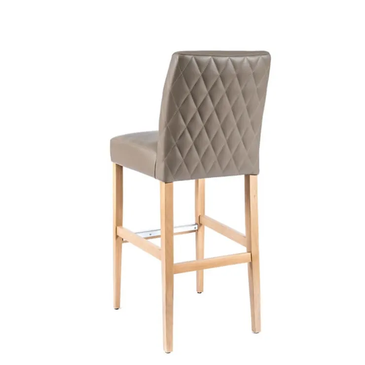 Sessio Tabouret De Bar (assise +/- 80 Cm)*BarFritz diamant Tabouret de bar matelassé sur le dos du dossier style contemporain