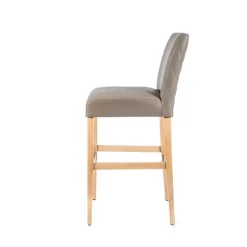Sessio Tabouret De Bar (assise +/- 80 Cm)*BarFritz diamant Tabouret de bar matelassé sur le dos du dossier style contemporain