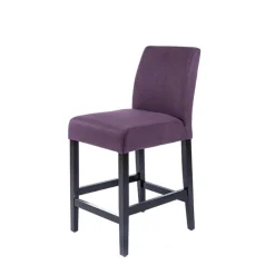 Sessio Tabouret Snack (assise +/- 65 Cm)|Tabouret De Bar (assise +/- 80 Cm)*BarFritz Tabouret snack contemporain en tissu et pieds en bois massif