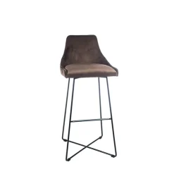 Sessio Tabouret De Bar (assise +/- 80 Cm)*BarLars line Tabouret de bar en métal et tissu