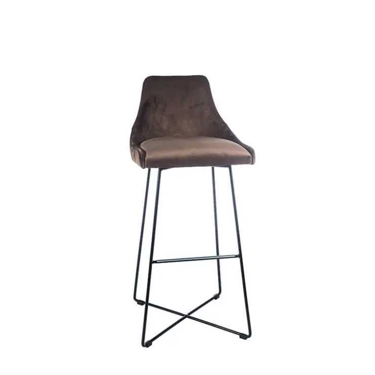 Sessio Tabouret De Bar (assise +/- 80 Cm)*BarLars line Tabouret de bar en métal et tissu