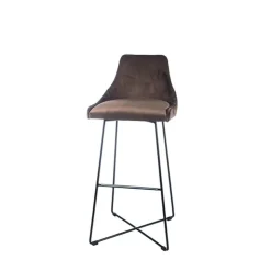 Sessio Tabouret De Bar (assise +/- 80 Cm)*BarLars line Tabouret de bar en métal et tissu