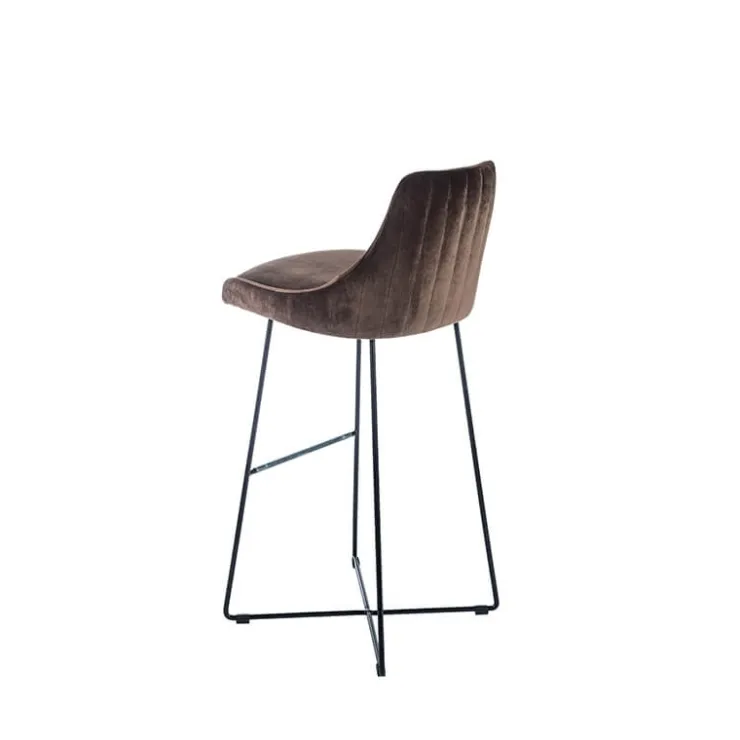 Sessio Tabouret De Bar (assise +/- 80 Cm)*BarLars line Tabouret de bar en métal et tissu