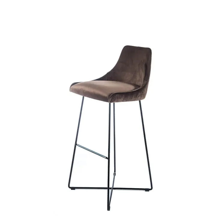 Sessio Tabouret De Bar (assise +/- 80 Cm)*BarLars line Tabouret de bar en métal et tissu