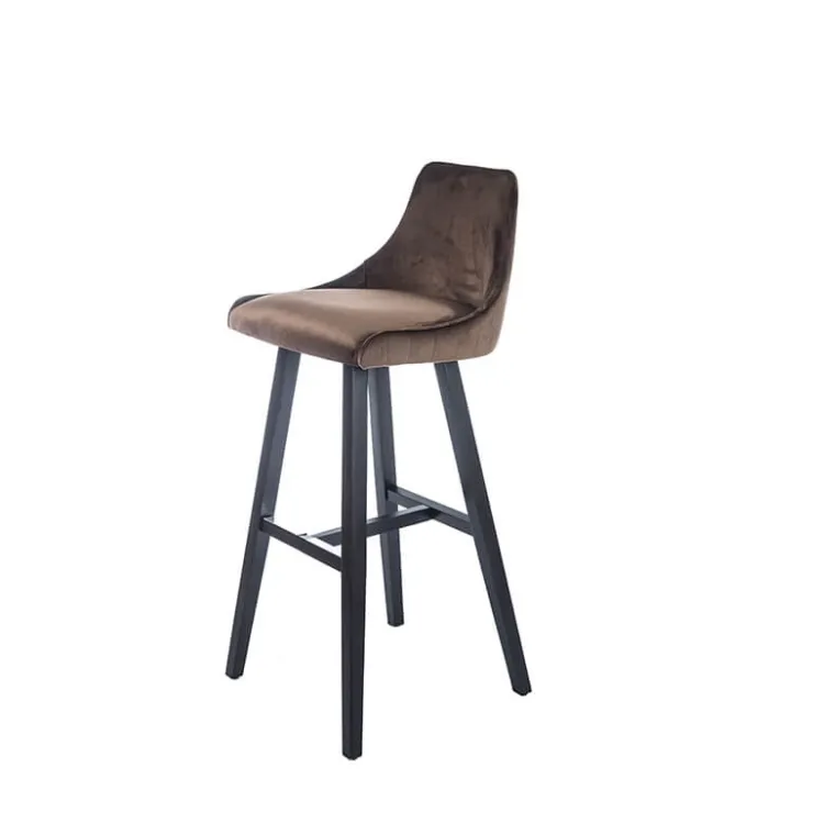 Sessio Tabouret De Bar (assise +/- 80 Cm)*BarLars line Tabouret hauteur 80 cm moderne coque tissu dos matelassé