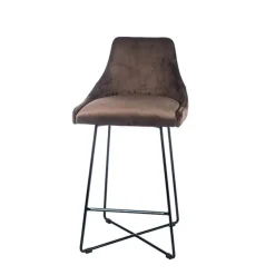 Sessio Tabouret Snack (assise +/- 65 Cm)*BarLars line Tabouret snack moderne en métal et tissu