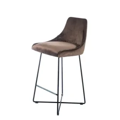 Sessio Tabouret Snack (assise +/- 65 Cm)*BarLars line Tabouret snack moderne en métal et tissu