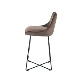 Sessio Tabouret Snack (assise +/- 65 Cm)*BarLars line Tabouret snack moderne en métal et tissu