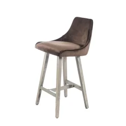 Sessio Tabouret Snack (assise +/- 65 Cm)|Tabouret De Bar (assise +/- 80 Cm)*BarLars line Tabouret snack moderne coque tissu dos matelassé