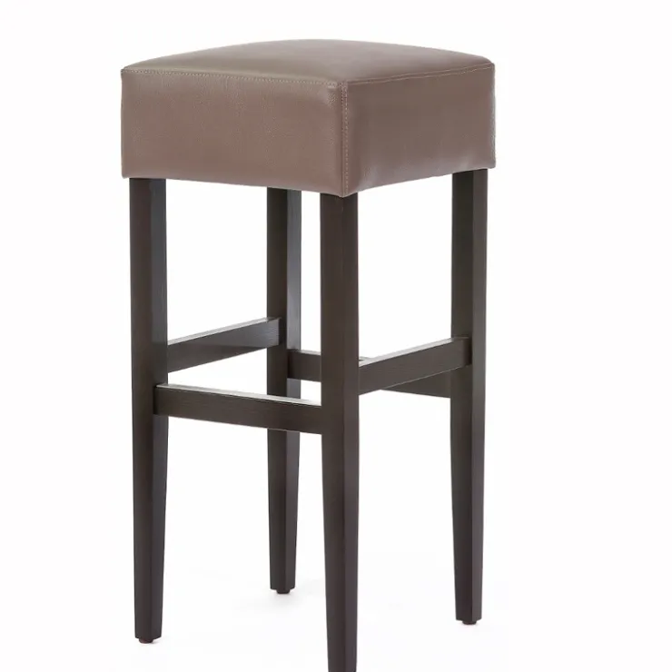 Sessio Tabouret De Bar (assise +/- 80 Cm)*BarMax Tabouret de bar sans dossier en synthétique et bois