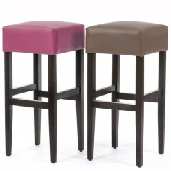 Sessio Tabouret De Bar (assise +/- 80 Cm)*BarMax Tabouret de bar sans dossier en synthétique et bois
