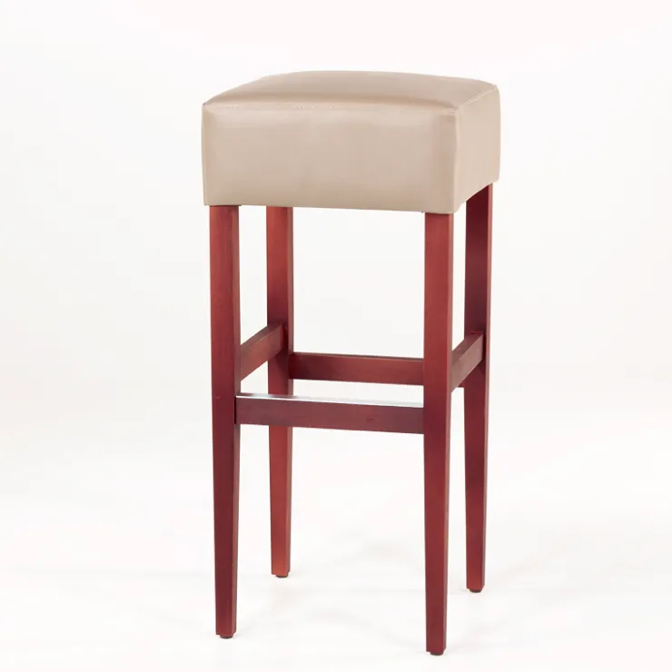 Sessio Tabouret De Bar (assise +/- 80 Cm)*BarMax Tabouret de bar sans dossier en synthétique et bois
