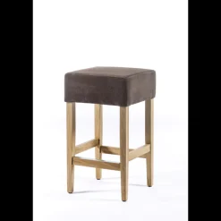 Sessio Tabouret Snack (assise +/- 65 Cm)|Tabouret De Bar (assise +/- 80 Cm)*BarMax Tabouret snack sans dossier en tissu et bois