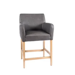 Sessio Tabouret Snack (assise +/- 65 Cm)|Tabouret De Bar (assise +/- 80 Cm)*BarMoritz diamant Tabouret snack avec accoudoirs matelassé sur le dossier