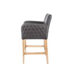 Sessio Tabouret Snack (assise +/- 65 Cm)|Tabouret De Bar (assise +/- 80 Cm)*BarMoritz diamant Tabouret snack avec accoudoirs matelassé sur le dossier