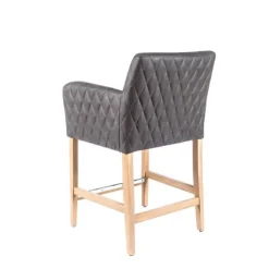 Sessio Tabouret Snack (assise +/- 65 Cm)|Tabouret De Bar (assise +/- 80 Cm)*BarMoritz diamant Tabouret snack avec accoudoirs matelassé sur le dossier